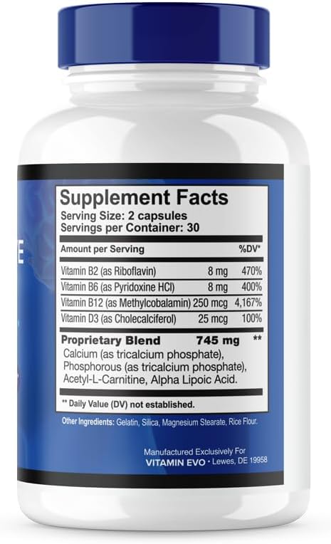 Neuro Thrive Brain Supplement - PQQ for Memory and Focus - 5 Pack (300 Capsules) - görsel 3