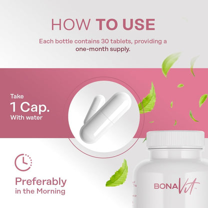 FemStrong - Natural Women’s Wellness Supplement - Hormonal Balance - 30 Vegan Tablets