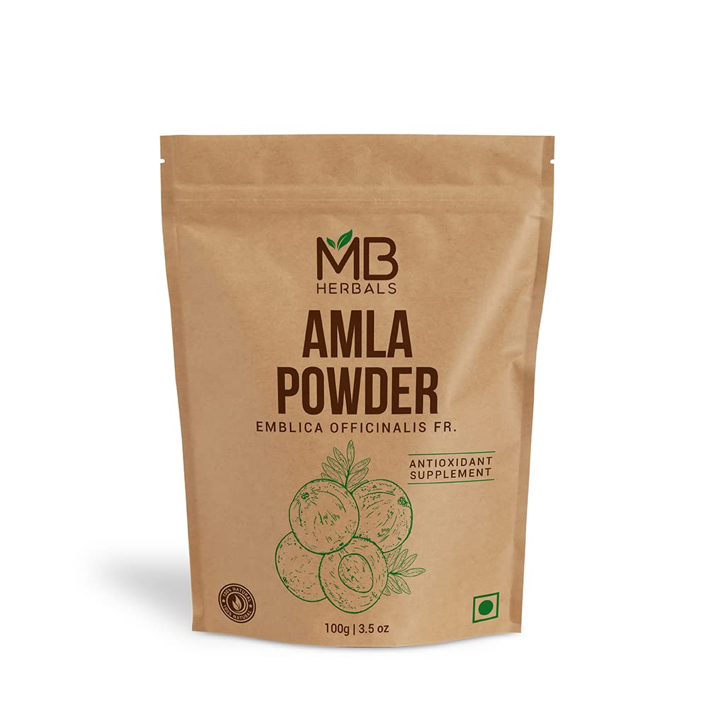 MB Herbals Seedless Amla Powder 100g – Indian Gooseberry - görsel 1