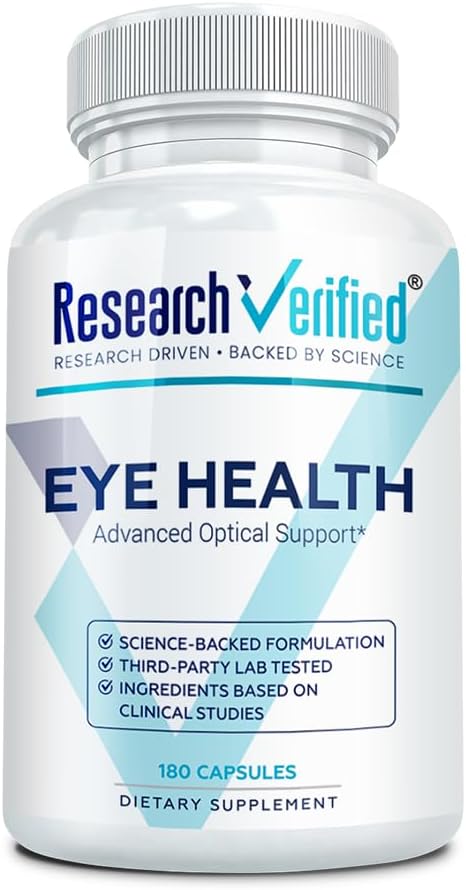 Research Verified Eye Health - Support Vision with Vitamins A, B, C, E - 60 Capsules - görsel 9