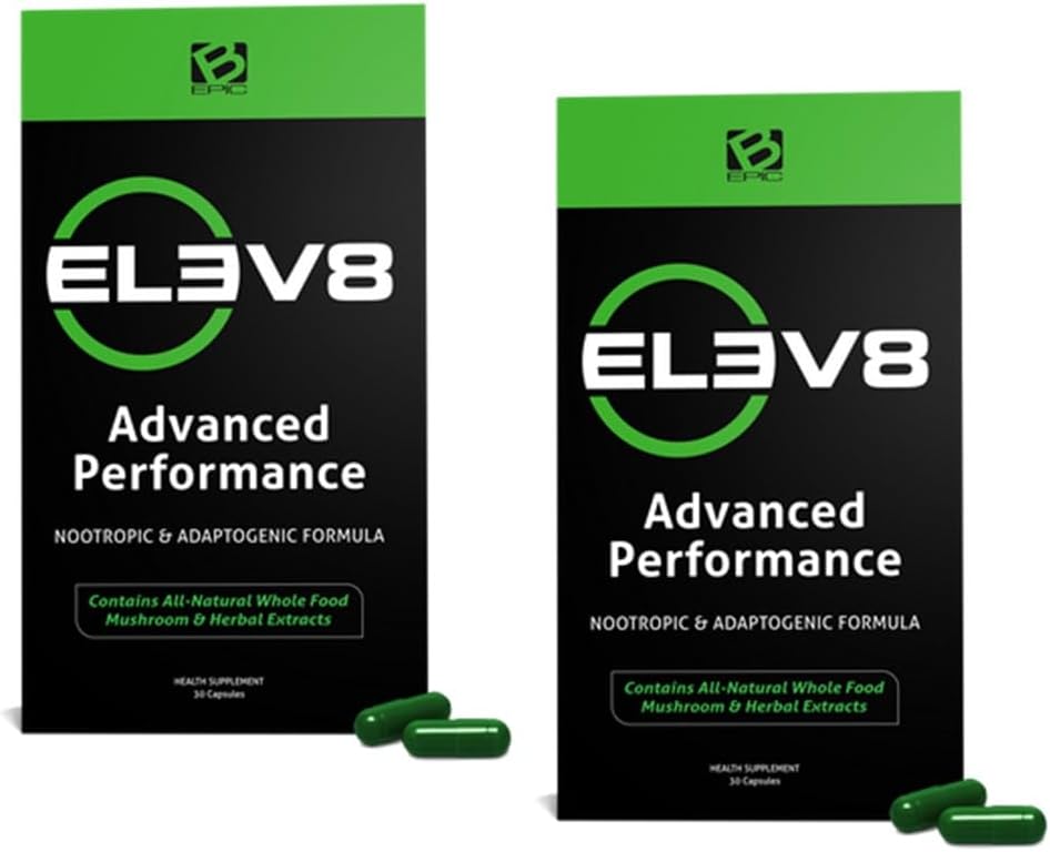 BEpic Elev8 2-Month Supply (60 Capsules) – Advanced Performance Supplement - görsel 1