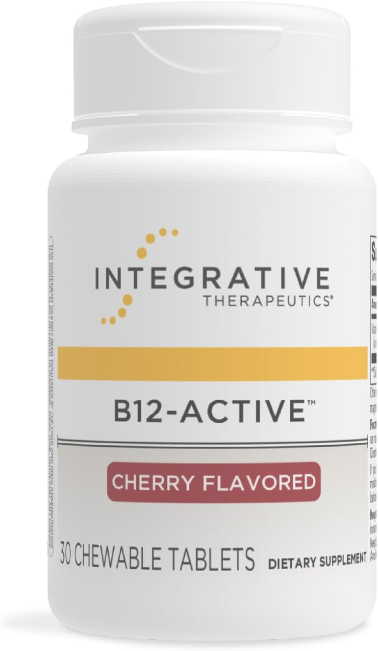 B12-Active Chewable Tablets – Methylcobalamin for Nerve Function - görsel 1