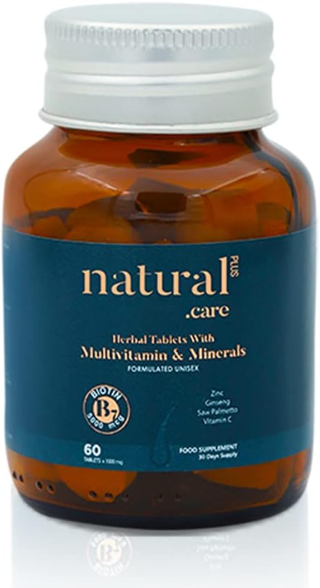 Natural Care Biotin Hair Growth Vitamins for Hair, Skin and Nails - görsel 2