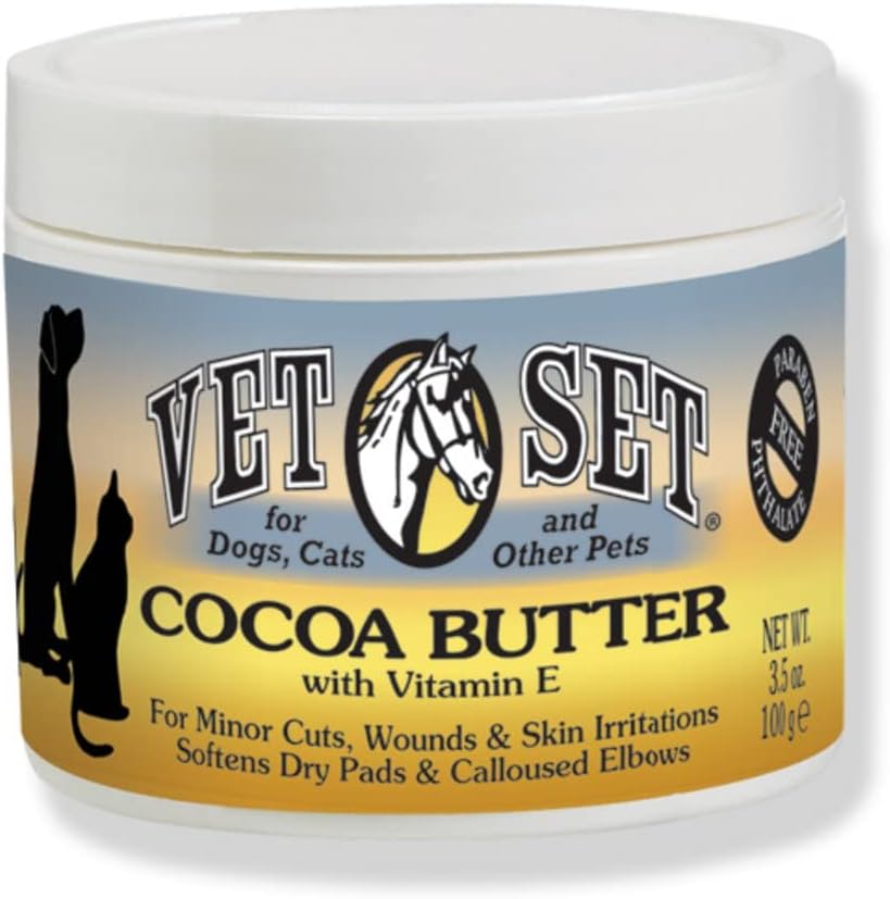 VETSET Cocoa Butter with Vitamin E, 100 g Jar - görsel 1