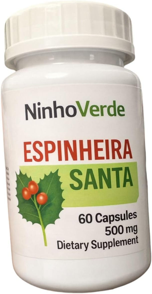 Ninho Verde ESPINHEIRA Santa 500mg (60 Capsules) - Plant-Based Supplement