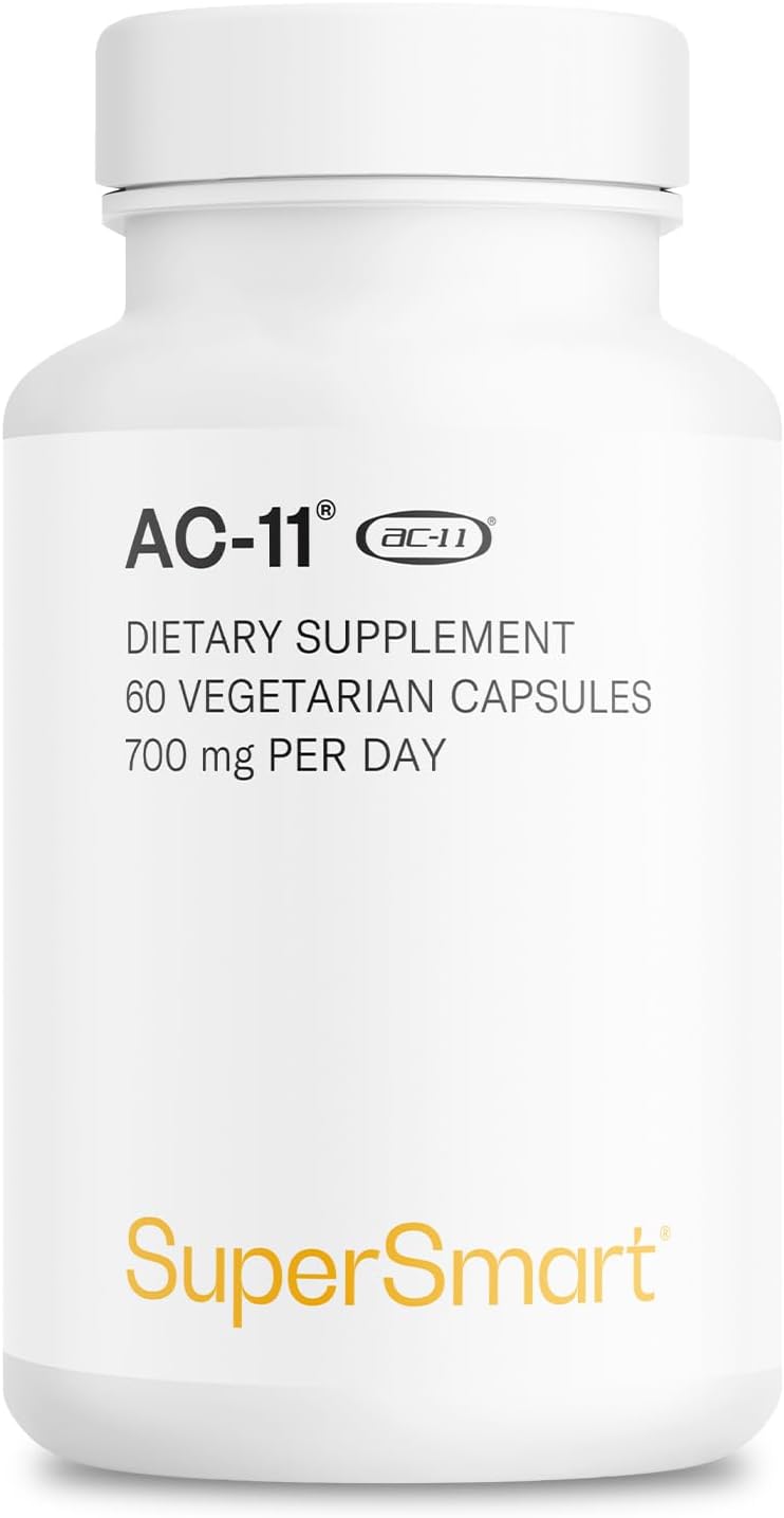Supersmart AC-11 Supplement – Cat’s Claw Extract – Non-GM & Gluten-Free – 60 Vegetarian Capsules - görsel 1