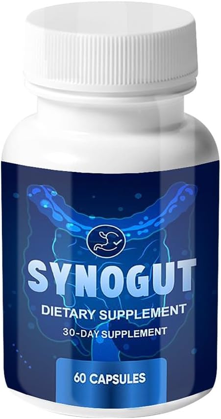 Synogut - Digestive Support & Gut Health Food Supplement (60 Capsules, 1 Month Supply) - görsel 1