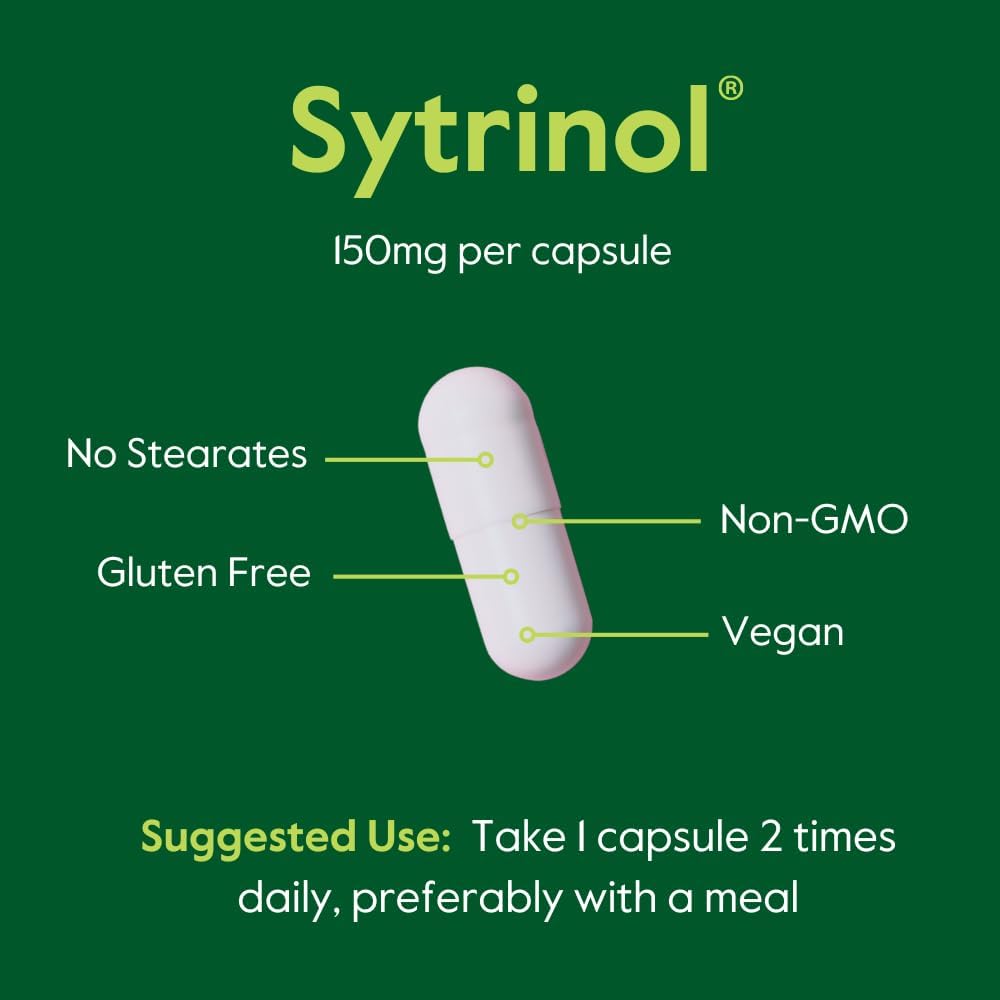 BESTVITE Sytrinol 150mg - 120 Vegetarian Capsules - Patented Citrus & Palm Fruit Blend - görsel 5