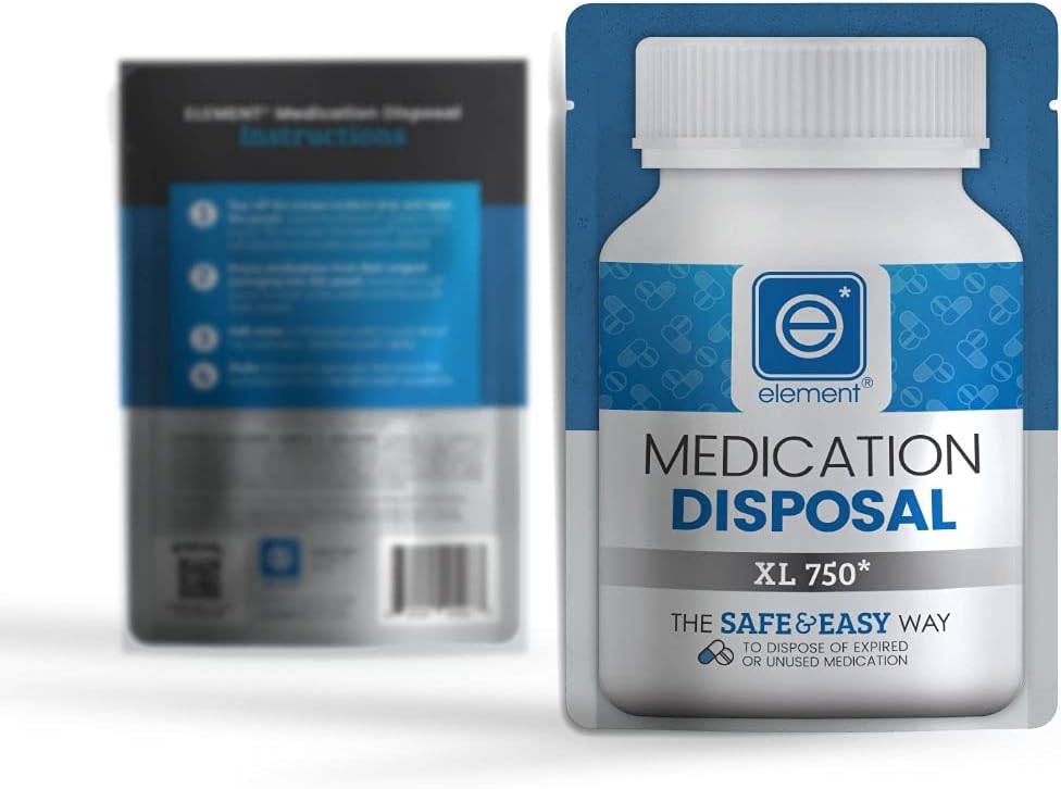 Element MDS XL 750 (5 Pack) with Bag Holder – Medication Disposal System - görsel 6