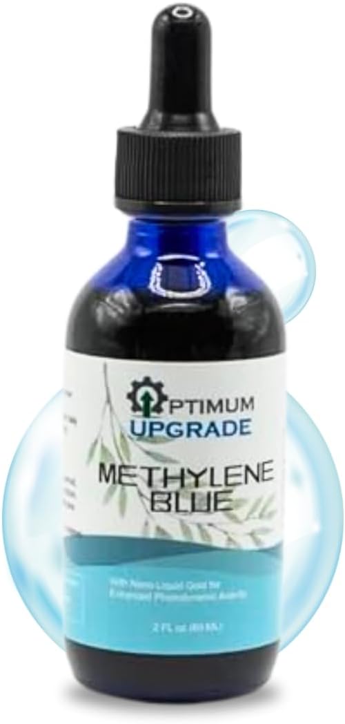 OU Methylene Blue 1% | USP-Grade | Independently Tested Brain Health Food Supplement | 50ml Glass Dropper Bottle | No Formaldehyde - görsel 1