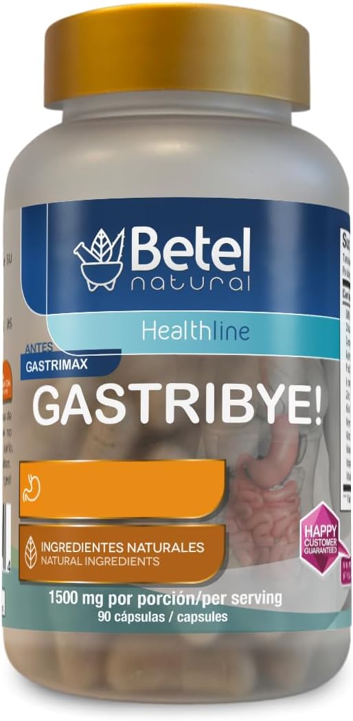 Betel Natural Premium Gastribye Capsules - Natural Gastric Support (1500 mg) - görsel 1