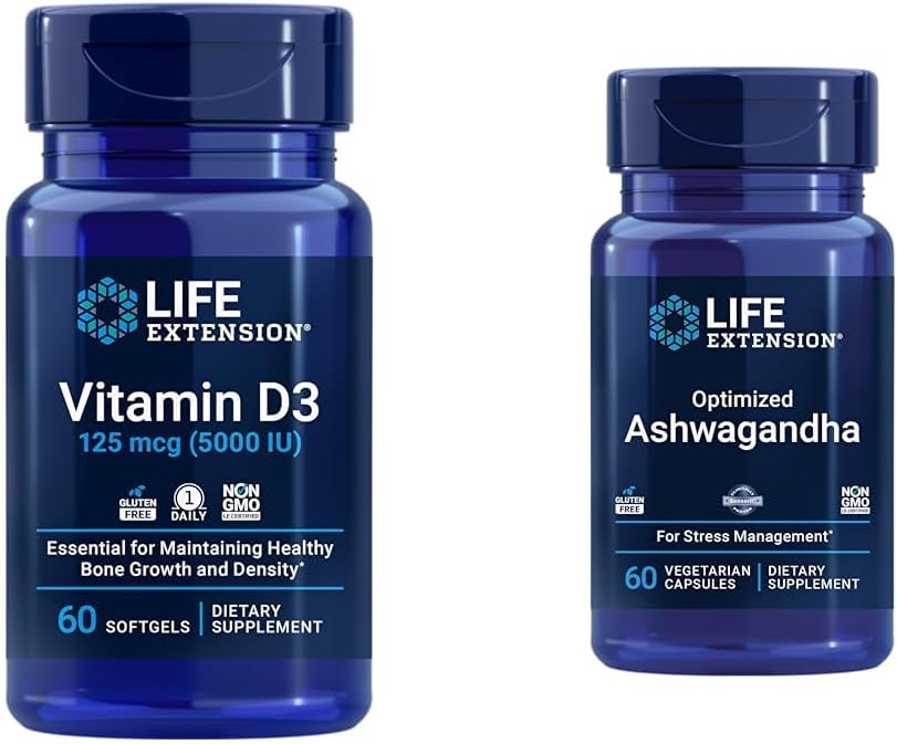 Life Extension Vitamin D3 125 mcg (5000 IU) - Bone Health & Immune Support - 60 Softgels - görsel 10