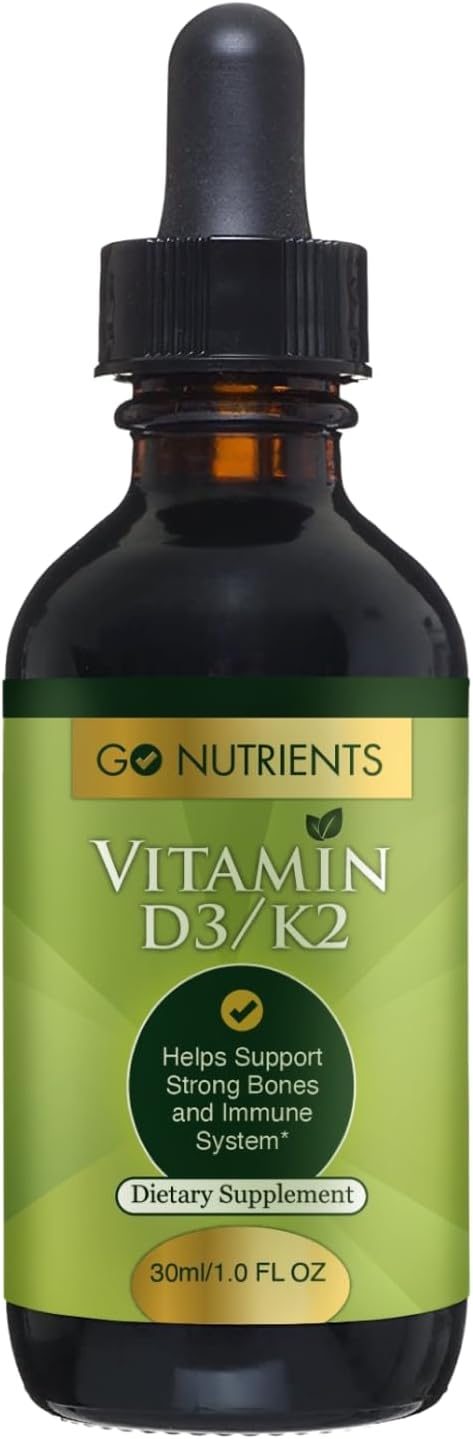 Go Nutrients Liquid Vitamin D3 + K2 Drops - görsel 2