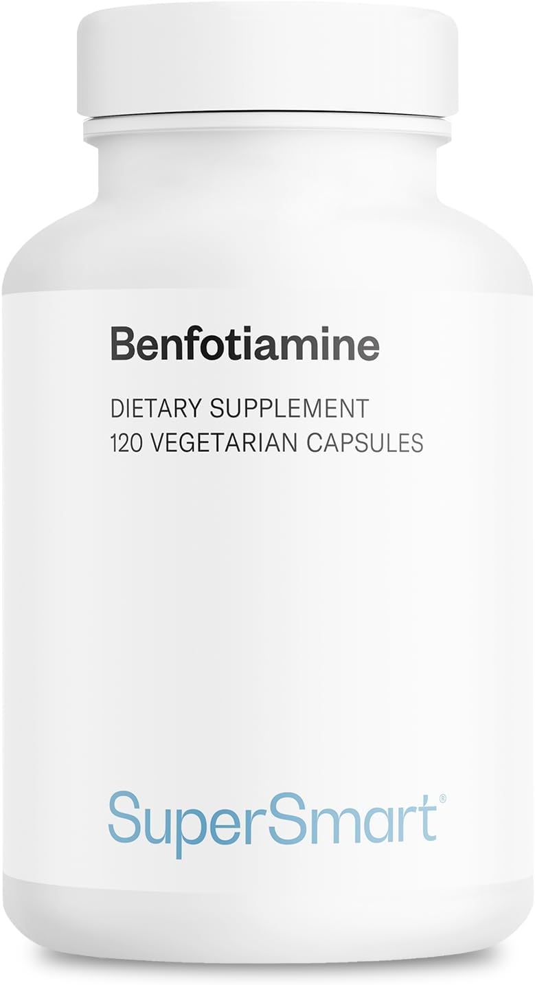Supersmart - Benfotiamine 320mg per Day (High Strength) - Bio-available Thiamine - Vitamin B1 Supplement - görsel 1