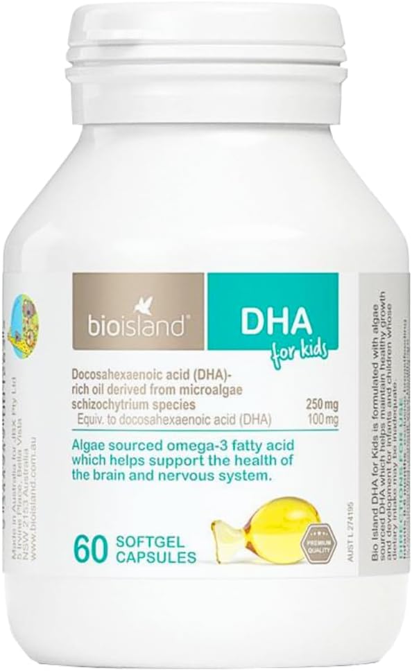 Bio Island DHA Kids 60 Capsules - görsel 1