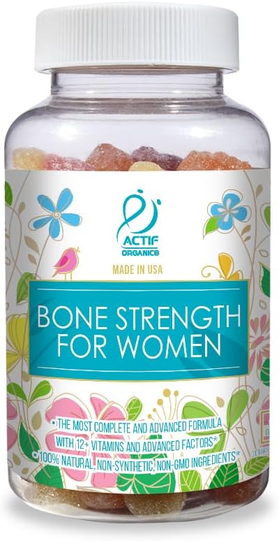 ACTIF Bone Strength Support for Women – 12+ Advanced Factors, 90 Capsules - görsel 1