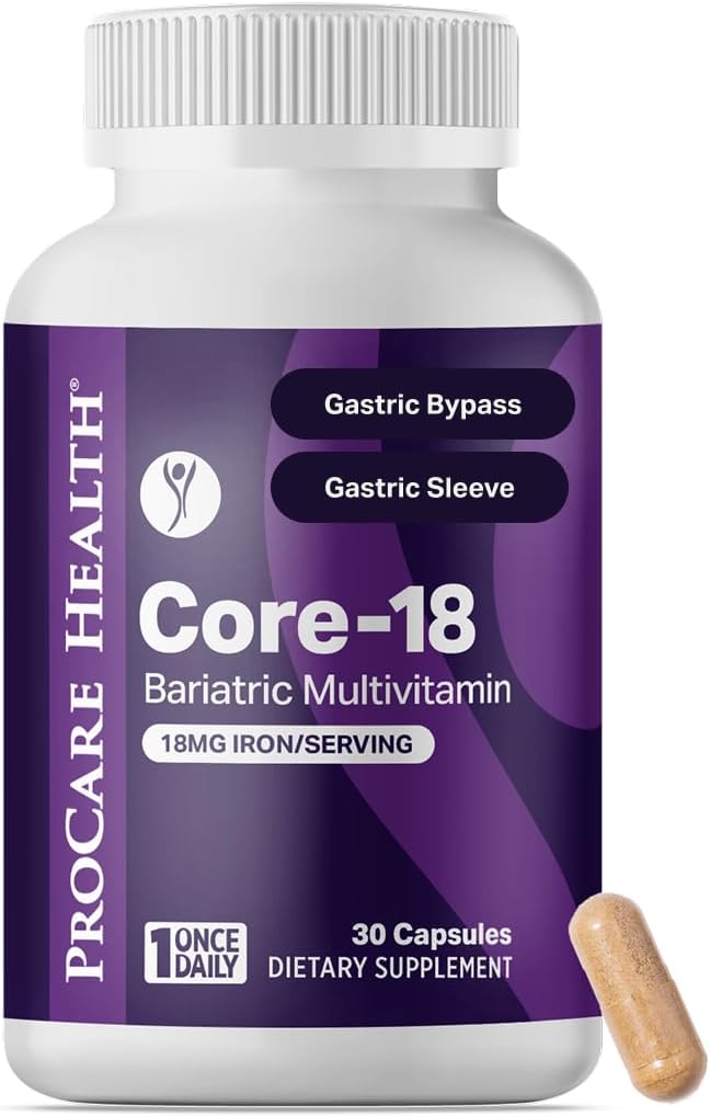 ProCare Health Bariatric Multivitamin with Iron, 18 mg, 30 Capsules - görsel 1