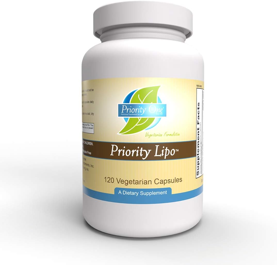 Priority One Vitamins Lipo Priority 120 Vegetarian Capsules - görsel 1