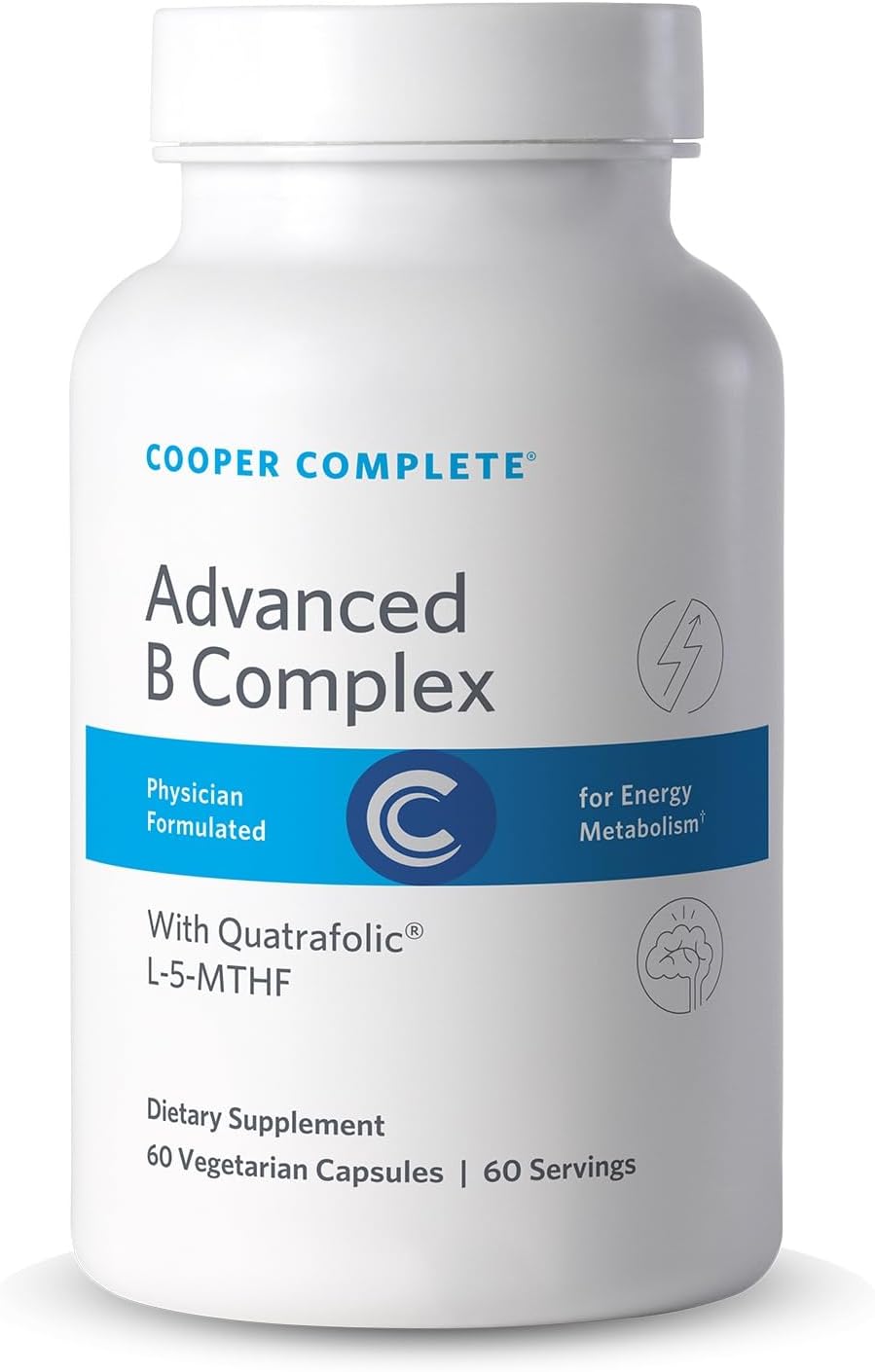 Cooper Complete Methylated Vitamin B Complex, Energy Support, 60 Capsules - görsel 1