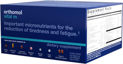 Orthomol Vital M - Men's Multivitamin, 30-Day Supply