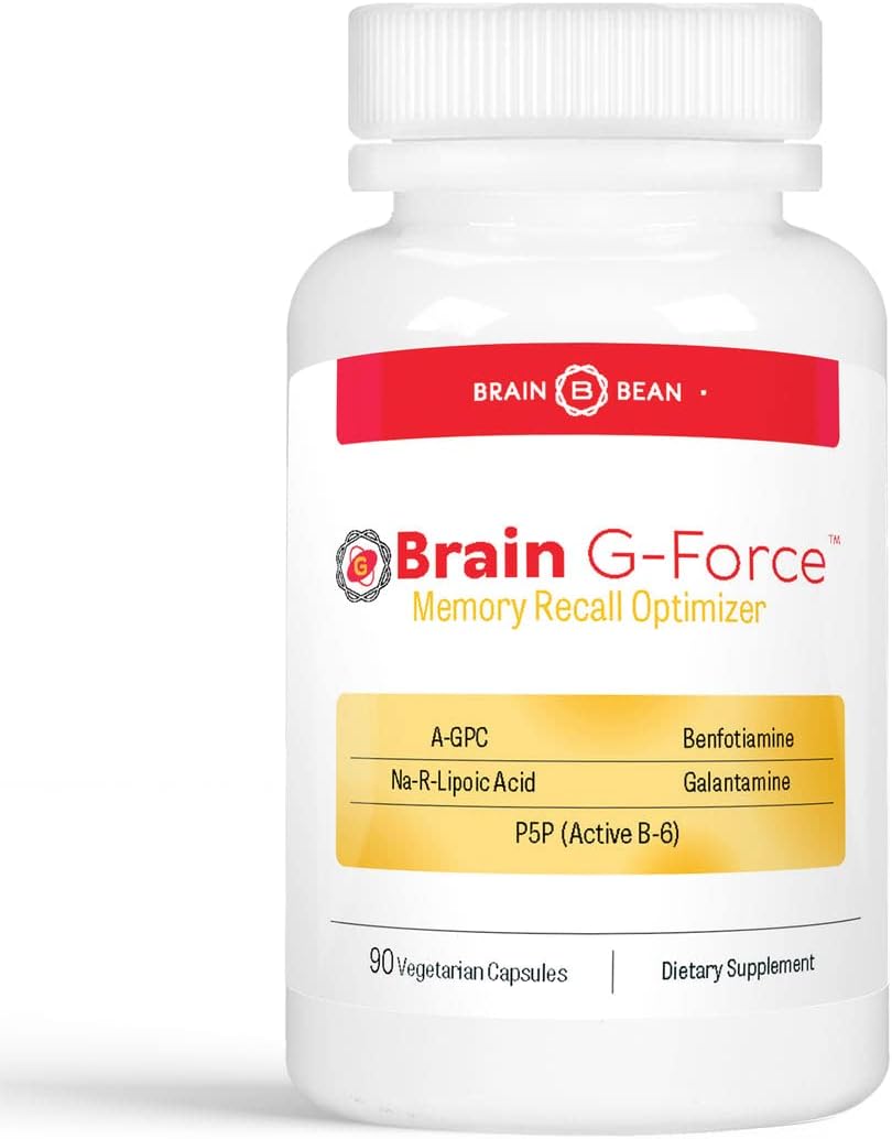Brain G-Force - Cognitive Support Supplement with Galantamine, A-GPC, and R-Lipoic Acid (45 Servings) - görsel 1
