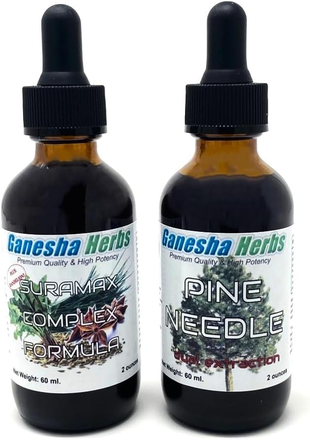 Ganesha Herbs SURAMAX Pine Needle Complex Tincture - 60ml - görsel 9