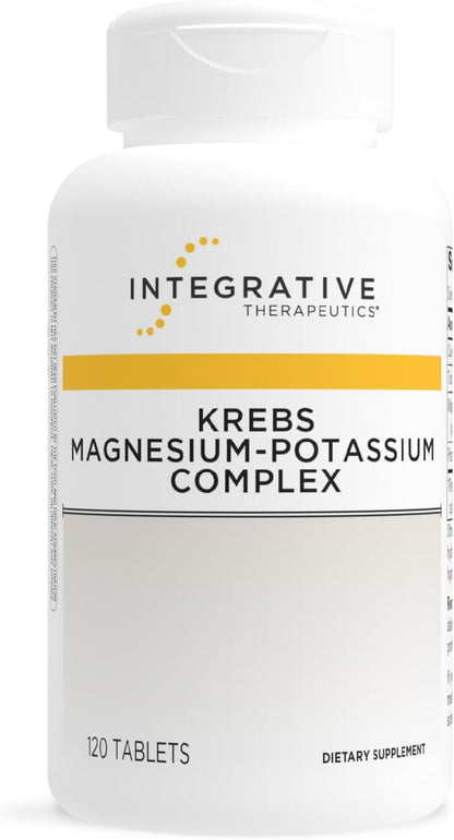 Integrative Therapeutics Krebs Magnesium Potassium Complex – Mineral Supplement for Normal Heart Muscle Function & Cellular Energy Support – Gluten-Free & Dairy-Free – 120 Tablets (60 Servings)