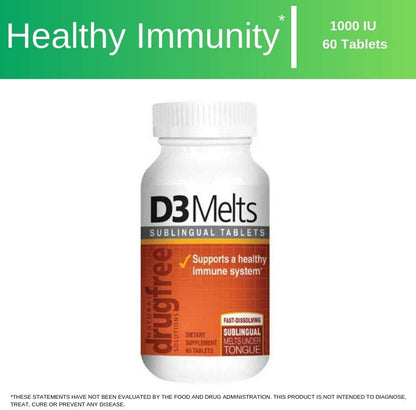 Vitamin D3 60 Fast Melt Tablets