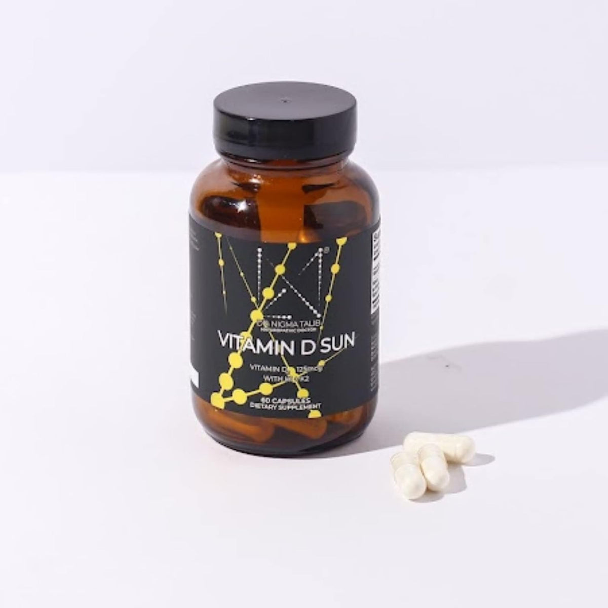DR. NIGMA Vitamin D3 5000 IU with K1 & K2 - 60 Capsules - görsel 2