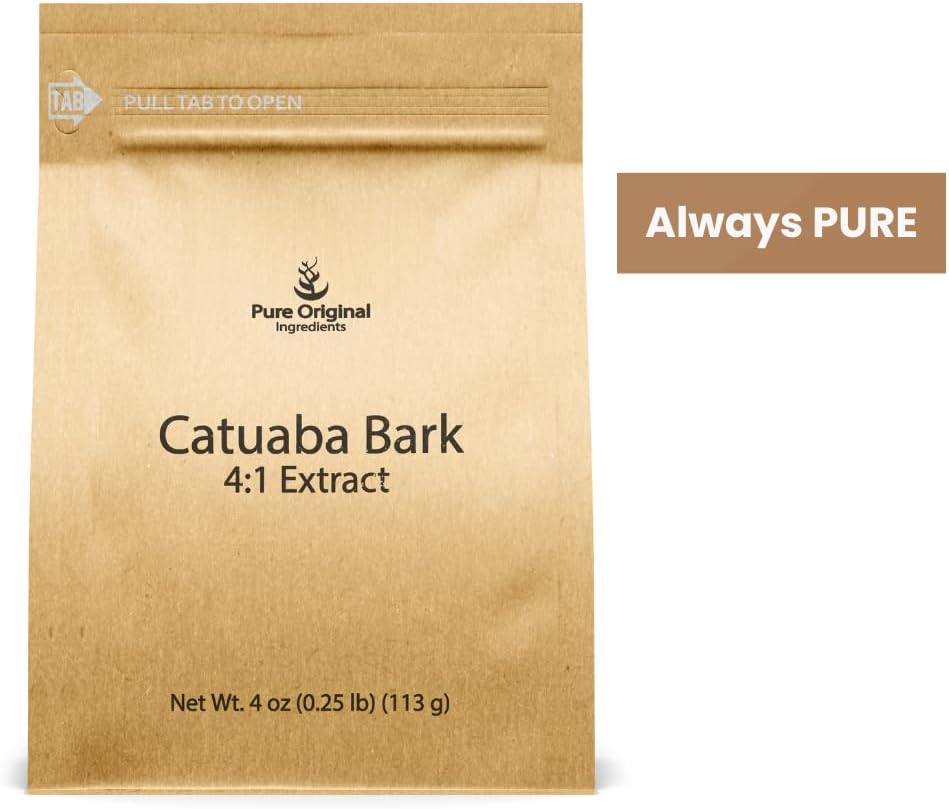 Pure Original Ingredients Catuaba Bark Extract, 113 g, 4:1 Extract, Fine Powder - görsel 3