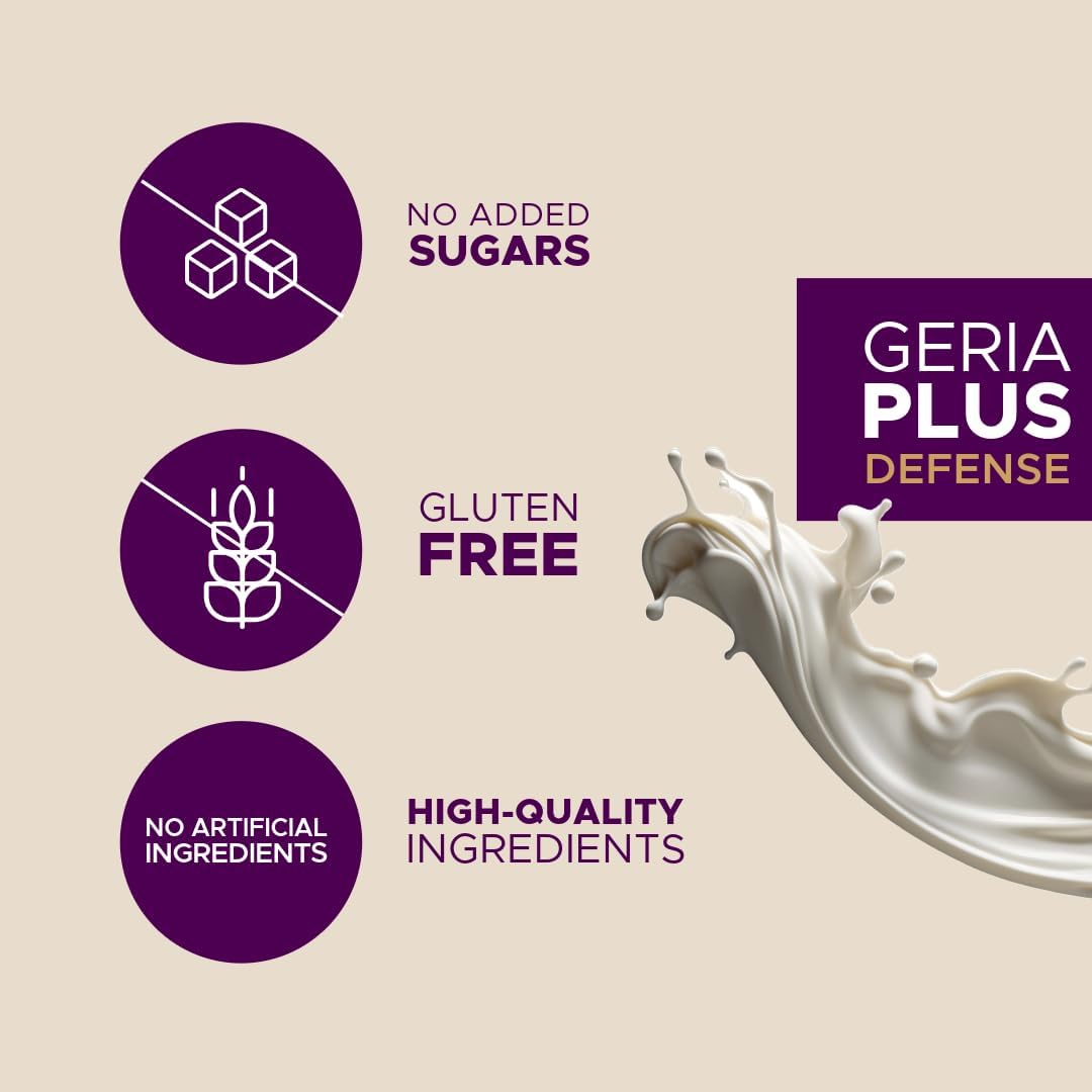 Geriaplus High Protein Nutrition Shake for Seniors, Daily Nutrition & Energy Support, Gluten-free, Vanilla, 1000g - görsel 3