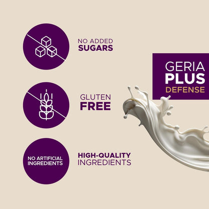 Geriaplus High Protein Nutrition Shake for Seniors, Daily Nutrition & Energy Support, Gluten-free, Vanilla, 1000g