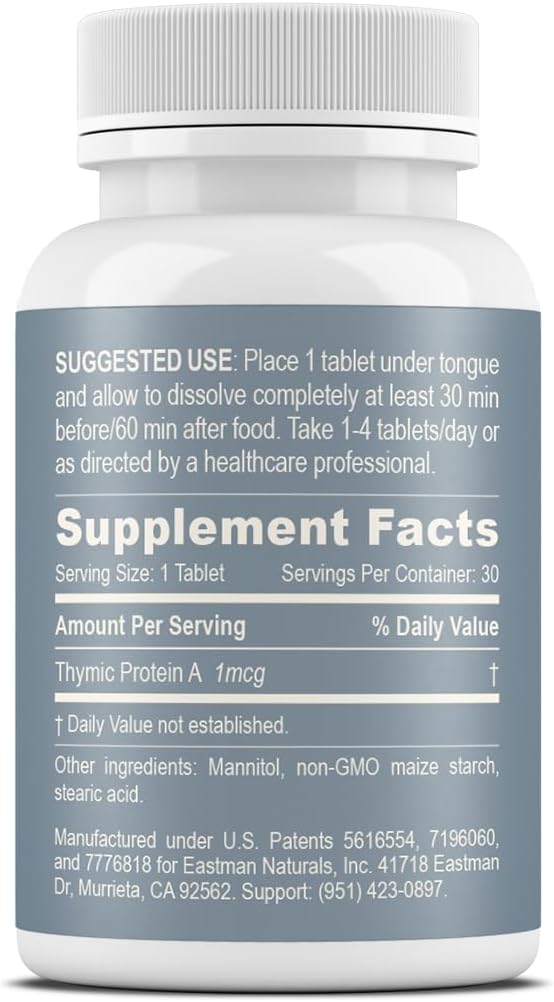 ProBoost Thymic Protein A Tablets (1 mcg TPA) – Immune Support – 30 Fast-Dissolve Sublingual Tablets - görsel 3