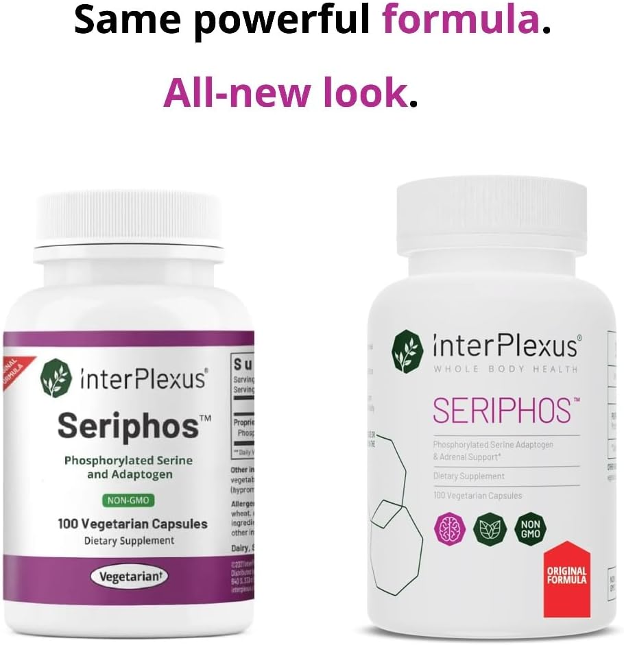 Seriphos - Phosphorylated Serine Adaptogen - Cortisol Supplement - 100 Capsules - görsel 2