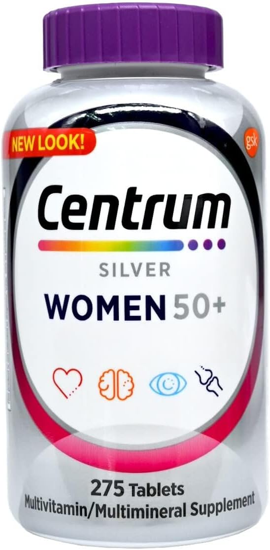 Centrum Silver Women 50+ Multivitamin/Multimineral Supplement, 275 Tablets - görsel 1