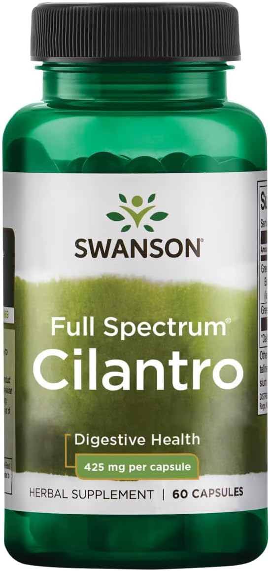 Swanson Full Spectrum Cilantro (Coriander) Supplement - 425 mg, 60 Capsules (3 Pack) - görsel 5