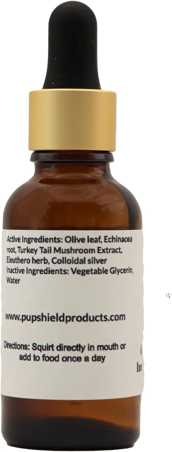 Pup Shield Natural Immune Support for Dogs - Probiotics with Olive Leaf, Turkey Tail & Echinacea - 30-Day Supply - görsel 2