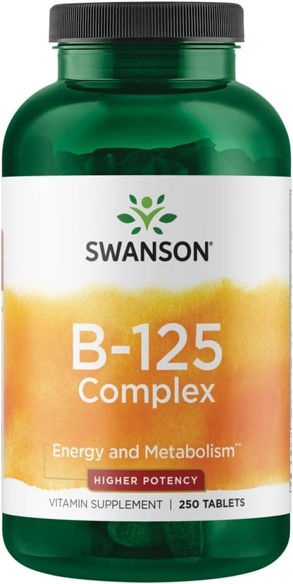 Swanson Vitamin B-125 Complex 250 Tablets