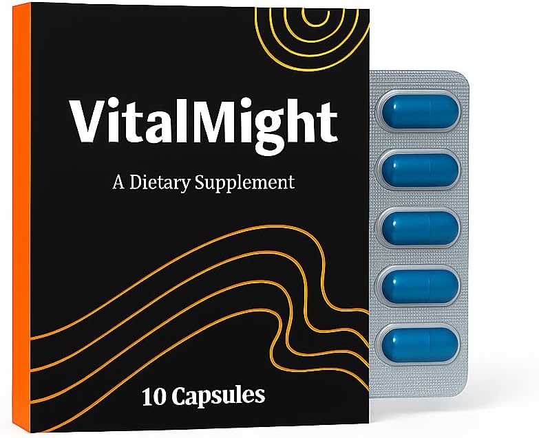 Vital Might Sports Nutrition – Men's Performance & Endurance Supplement, 10 Capsules - görsel 1