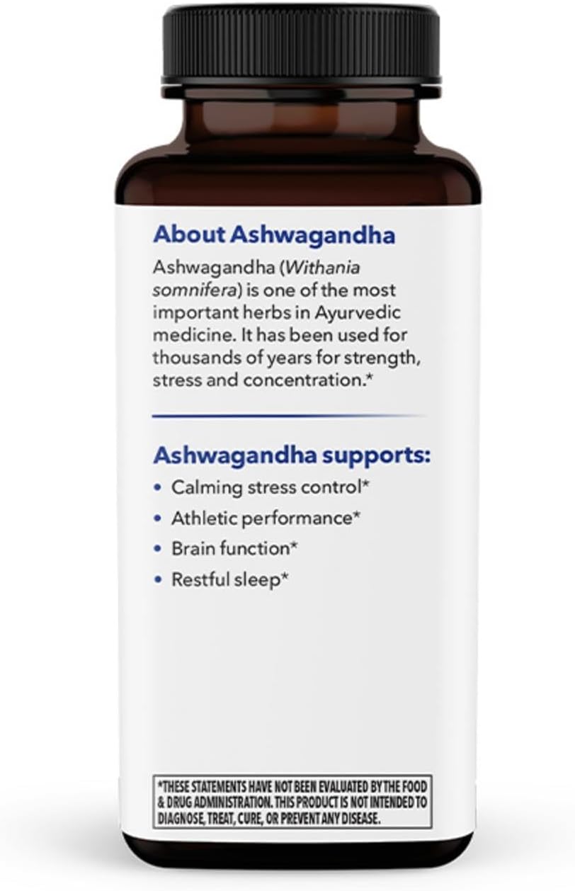 LifeSeasons Essentials Ashwagandha - Stress & Sleep Support Supplement - 900mg per 2 Capsules - 60 Capsules - görsel 6