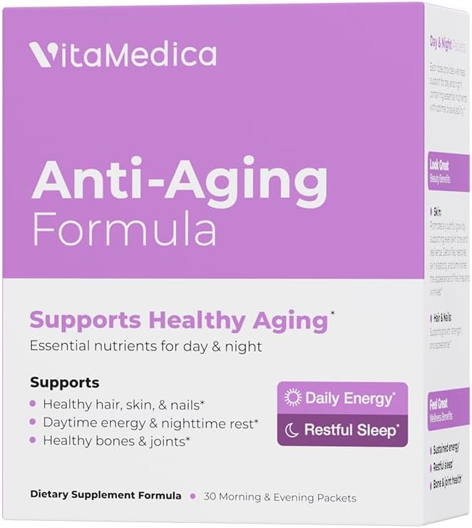 VitaMedica Anti-Ageing Formula AM/PM Multivitamin Packets – 30 Day Supply - görsel 1