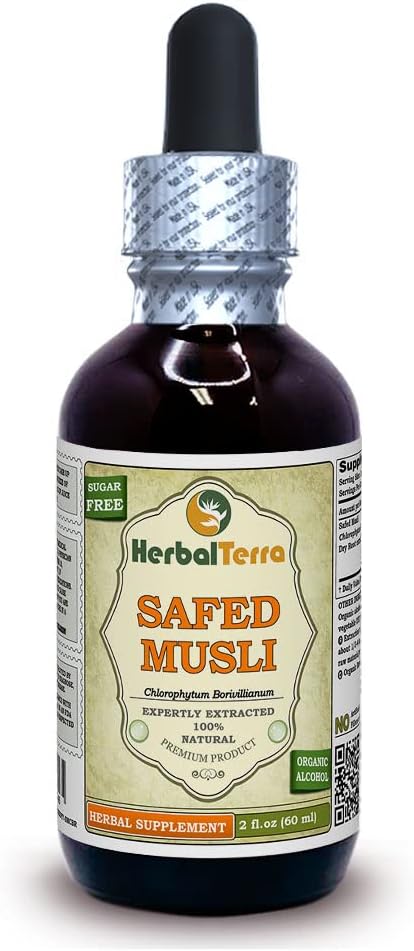 Safed Musli & Bahera Dried Root Liquid Extract – 30 x 2 oz Bottles - görsel 5