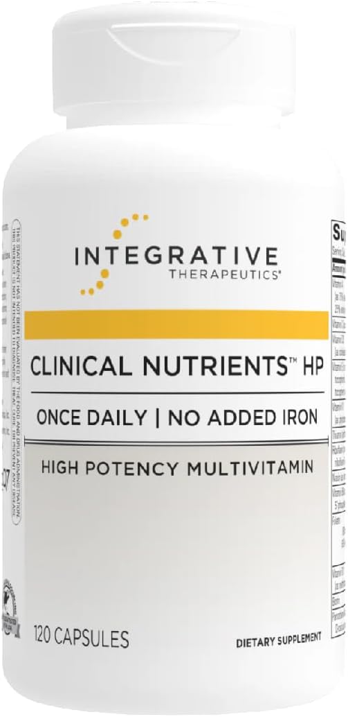 Integrative Therapeutics Clinical Nutrients HP - Daily Multivitamin with Antioxidant Support, No Added Iron - 60 Tablets – Image 9