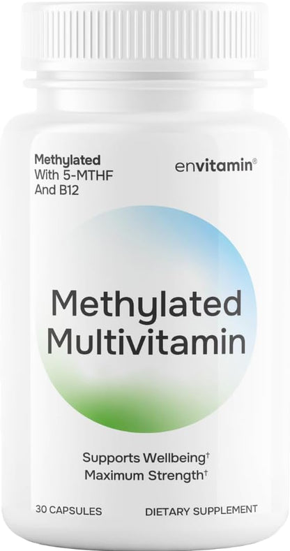 envitamin Methylated Multivitamin Multimineral Complex with L-Methylfolate, Methylated B12, 5-MTHF, Inositol, and Lycopene