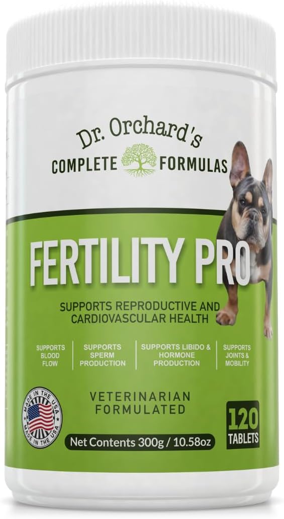 Dr. Orchards Fertility Pro for Dogs - Vet Formulated - for Males and Females -120ct - görsel 1