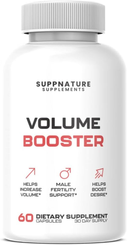 Volume Booster Pills Male Support Advanced Formula, Volume Booster for Men Dietary Supplement, 60 Tablets