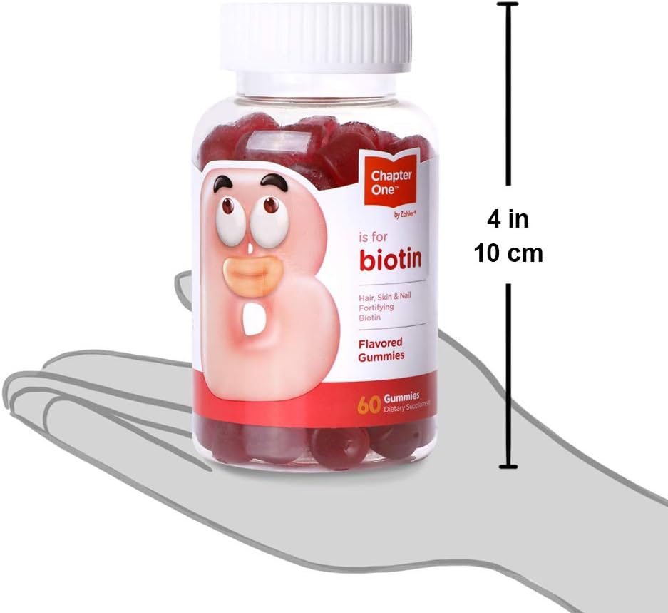 Zahler Chapter One Biotin Gummies - Hair, Skin and Nails Fortifying - 60 Gummies - görsel 6