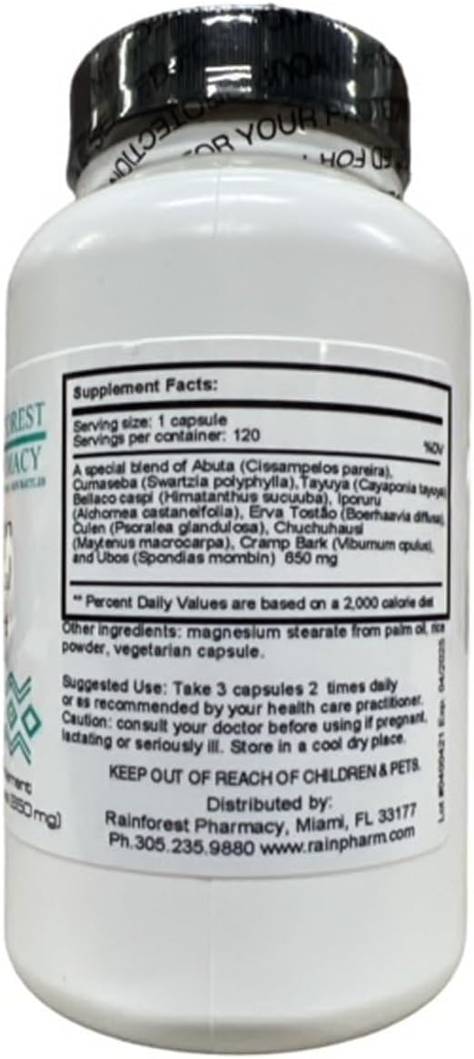 Avenca Capsules (Adiantum capillus-veneris) 500mg, 100 Capsules | Wildcrafted Maidenhair Fern Herbal Supplement - görsel 1