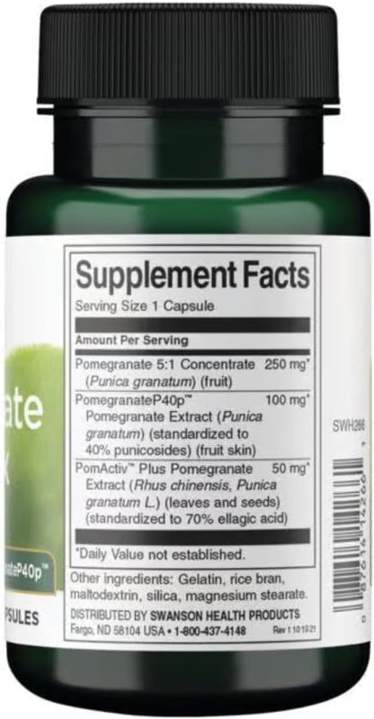 Swanson HERB Pomegranate Complex - 60 Capsules
