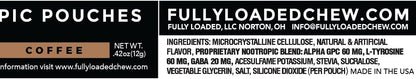 Fully Loaded Alpha Nootropic Pouches (Coffee Flavour) – 5 Tins, 75 Pouches